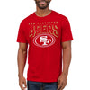 Junk Food Clothing x NFL - San Francisco 49ers - Bold Logo - Unisex Adult Short Sleeve Fan T-Shirt for Men and Women - Size X-Large