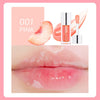 2 Set Lip Oil Hydrating Tinted Lip Balm, Plump Lip Gloss Lip Care Transparent Toot Lip Oil Tinted, Fresh Texture & Non-sticky, Nourishing Repairing Lightening Lip Lines Lip Care Products (Pink / Cherry)