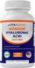 Vitamatic Hyaluronic Acid Supplements 200mg - Supports Healthy Connective Tissue and Joints - Promote Youthful Healthy Skin - 120 Capsules