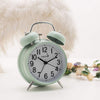 FLOITTUY {Loud Alarm for Deep Sleepers) 4'' Twin Bell Alarm Clock with Backlight for Bedroom and Home Decoration(Green)