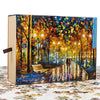 Ingooood Rainy Night Walk Wooden Puzzle 1000 Pieces