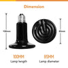 Simple Deluxe 100W Ceramic Reptile Heat Lamp Bulb & 150W Clamp Light with 8.5