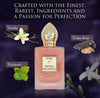 Prince Parfums Dubai - Story of Vanille Patchouli For Women - 3.4 Ounces - Extrait de Parfum - Alluring Floral Fusion of Vanilla, Patchouli & Tonka Bean - Scent of Seductive Allure & Timeless Elegance