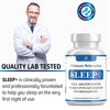 Relaxation Sleep Aid, Natural Non-Habit Forming, Sleep Supplement Developed to Support for Longer & Better Sleep, Chamomile, Magnesium, Melatonin, Ashwagandha, GABA, Drug-Free (120 Count)