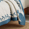 Tommy Bahama - King Quilt, Cotton Lightweight Bedding, Pre-Washed for Added Softness (Aloha Pineapple Blue, King)