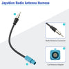 Jayubien Radio Stereo Antenna Adapter Replacement for Jeep Wrangler Grand Cherokee Patriot Compass Dodge Charger Journey Avenger Car Antenna Harness Connector