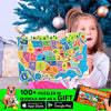 Wooden Puzzles for Toddlers 3-5 by QUOKKA - 3 Educational Wood Puzzles for Kids Ages 4-6 - Learning United States Game for 6-8-10 yo - Gift World, Space and USA Maps for Boys and Girls