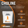 BulkSupplements.com Choline L-Bitartrate Powder - Choline Supplements - Cognitive Support Supplements - Choline Powder - Liver Focus Supplement - Choline Bitartrate Powder (500 Grams - 1.1 lbs)