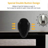 EUDEMON 1 PackChildproof Oven Door Lock, Oven Front Lock Easy to Install and Use Durable and Heat-Resistant Material no Tools Need or Drill (Black)(NOT Suit for All OVNES)