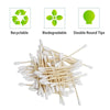 400 Count Bamboo Cotton Swabs with Wooden Sticks,Biodegradable & Sustainable Organic Cotton buds,Plastic-Free Bamboo Q Tips for Ears Swabs & Makeup by YILEAITECH