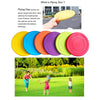 SUHEEUS Kids Flying Disc Toy Outdoor Playing Lawn Game Disk Flyer for Kindergarten Teaching Soft Silicone Colorful 6 Pack Bulk Set