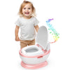 711tek Potty Seats for Toddlers & Kids - Toddler Potty Chair with Style and Comfort - Ideal Potty Training Toilet for Girls - Premium Toddler Toilet(Baby Pink)