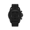 Fossil Men's Gen 6 44mm Stainless Steel and Silicone Touchscreen Smart Watch, Color: Black (Model: FTW4061V)