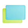 Munchkin® Spotless Silicone Placemats for Kids, 2 Pack, Blue/Green