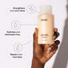 OUAI Medium Shampoo + Conditioner Set - Nourishes with Babassu and Coconut Oils, Strengthens with Keratin & Adds Shine with Kumquat Extract - Free of Parabens, Sulfates & Phthalates - 10 fl oz Each