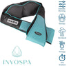 InvoSpa Shiatsu Back Shoulder and Neck Massager with Heat - Deep Tissue Kneading Pillow Massage - Back Massager, Shoulder Massager, Electric Full Body Massager