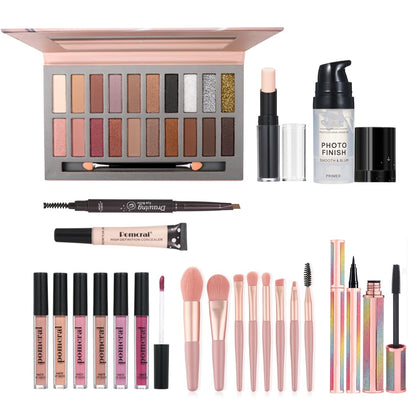 Makeup Sets Teens Makeup Kit for Women Full Kit Makeup Set For Women Full Set All in One Makeup Set for Teens Beginners Travel Makeup Kit With Eyeshadow Palette,Lip Gloss Set