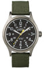 Timex Expedition Scout Black Dial Green Nylon Strap Gents Watch T49961