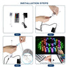 daybetter led strip lights 16.4ft waterproof color changing led lights with remote controller