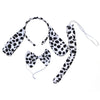 kinzd Kids Dalmatian Puppy Dog Headband Ears Tail Halloween Dress Up Costume