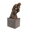 Toperkin Classical Rodin Statue Thinker Bronze Sculpture Home Decor Art Craft TPE-185