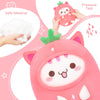 AIXINI Cute Strawberry Cat Plush Pillow 8