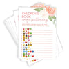 Printed Party Baby Shower Kit, Double Sided Floral Theme, 5 Games and Activities (50 Guest)