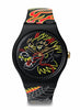 Swatch Unisex Casual Black Bio-Sourced Quartz Watch Dragon in Wind Pay!