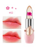 3 Pcs/Set Flower Jelly Lipstick Set Temperature Change Moisturizer Long Lasting Nutritious Balm Magic Color Change Lip Gloss (3Pcs Flower Jelly Lipstick A)