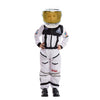 Spooktacular Creations Astronaut Costume with Helmet for Kids, Space Suit, Jumpsuit for Halloween Boys Girls Pretend Role Play Dress Up (White)-S