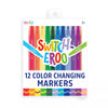 Ooly 12 Pack Switch-eroo Double Sided Color Changing Markers in Vibrant Colors, Color Changeable Markers are Cool Back to School Supplies for Art Projects, Colored Markers for Kids [12 Pack]