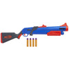 NERF Fortnite Pump SG Blaster - Pump Action Mega Dart Blasting - Breech Load - 4 Official Mega Darts - for Youth, Teens, Adults, Blue,2.76 x 32.87 x 10.39 inches