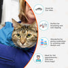 Cat-in-the-Bag Cozy Comfort Carrier - Large Light Blue Cat Carrier Bag and Cat Restraint Bag for Grooming, Vet Visits, Medication Administration, Dental Care, and Nail Trimming