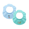 BONPEIPEI Baby Shower Shampoo Cap 2Pcs Adjustable Safety Eva Bath Visor Accessories Waterproof Soft Hair Washing Guard Bathing Hat for Girls, Boys, Infants, Kids and Toddlers-blue/green