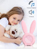 Kids Alarm Clock - Digital Wake Up Clock, Dimmable Ambient Lighting, Cute Rabbit Design, 5 Ringtones - Rechargeable, Perfect for Bedrooms - 3???? ????????????????????