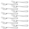 Forks Silverware, Dinner Forks 8 Inches, Briout Forks Set of 12 Premium Food Grade Stainless Steel Forks for Home Kitchen Party Restaurant, Mirror Polished Dishwasher Safe