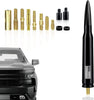 Ajxn 1 PC Car Truck Bullet Antenna, Automobile Antenna Mast, Suitable for GM Chevy Silverado 1500 3500 HD Avalanche GMC Sierra 1500 3500 Denali Heavy Duty Pickup Trucks Accessories (Black)