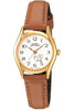 Casio White Dial Leather Strap Ladies Watch LTP1094Q7B