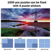 Preserve 4 X 1000 Jigsaw Puzzle Glue Sheets, 16 Sheets Puzzle Saver Peel and Stick, No Stress & No Mess Puzzle Saver Sheets, Puzzle Backing Adhesive Sheets Preserve Your Puzzle, Puzzle Sticker Sheets