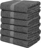 Simpli-Magic 79403 Bath Towels, Gray, 24x46 Inches Towels for Pool, Spa, and Gym Lightweight and Highly Absorbent Quick Drying Towels