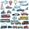 Story Time Felts Mini Cars Trucks Train Planes PRECUT Felt/Flannel Board Figures 26 Pcs Transportation car Truck (Mini)