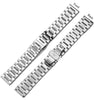 Niziruoup Stainless Steel Watch Band 14mm 16mm 18mm 19mm 20mm 21mm 22mm 24mm Universal Metal Watch Strap Smartwatch Replacement Band Men Women fit Most Traditional Watches