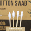 Bamboo Cotton Swabs - 1000 Count - Pointed & Spiral Heads- 100% Biodegradable Cotton Buds | Natural & Sustainable Makeup Remover | Organic Cotton Heads | Eco-Friendly | Cruelty-Free and Vegan.