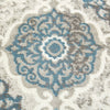 Home Dynamix Boho Andorra Transitional Damask Area Rug, Grey/Blue, 5'2