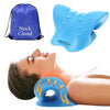 Neck Cloud - Cervical Traction Device, Trademark Certificate Designates Unique Authentic Product for Hump. Neck Stretcher Cervical Traction for Tmj Pain Relief (Blue)