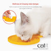 Catit Creamy Lickable Cat Treat Feeding Mat, Fish Shaped Cat Placemat