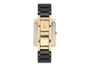 Anne Klein Women's AK/2952BKGB Gold-Tone and Black Ceramic Bracelet Watch