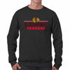 Wright & Ditson NHL Charcoal True Fan Crewneck Sweatshirt - Officially Licensed - Pre-Shrunk Cotton Blend Hockey Crewneck (Chicago Blackhawks - Black, Adult Small)