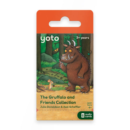 Yoto Gruffalo & Friends Collection by Julia Donaldson - 6 Kids Audiobook Cards for Use Player & Mini All-in-1 Audio Player, Fun Educational Screen-Free Listening for Daytime Bedtime & Travel