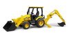 Bruder Toys - Construction Realistic JCB MIDI CX Backhoe Loader with Changeable Front Loader and Backhoe Loader Scoop - Ages 3+